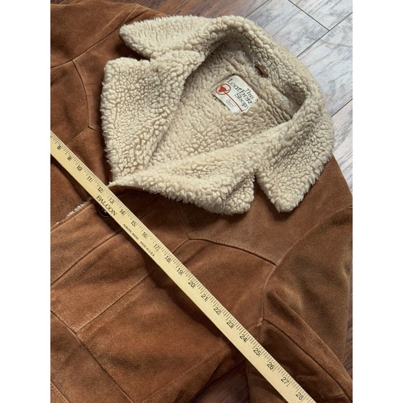 Vtg 70's Suede Rancher Coat Mens 44T Tall Brown Western Cowboy Marlboro Man EUC - Picture 16 of 16